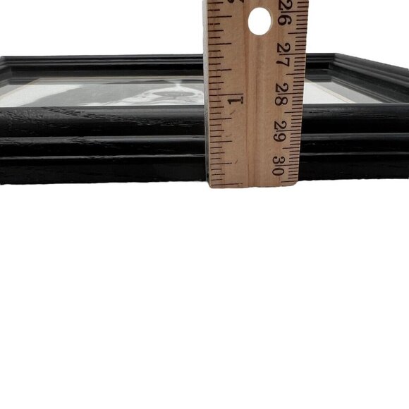 Framed Springer Spaniel Dog Portrait By Koehler Black Wooden Frame 10"x12" - Picture 3 of 5